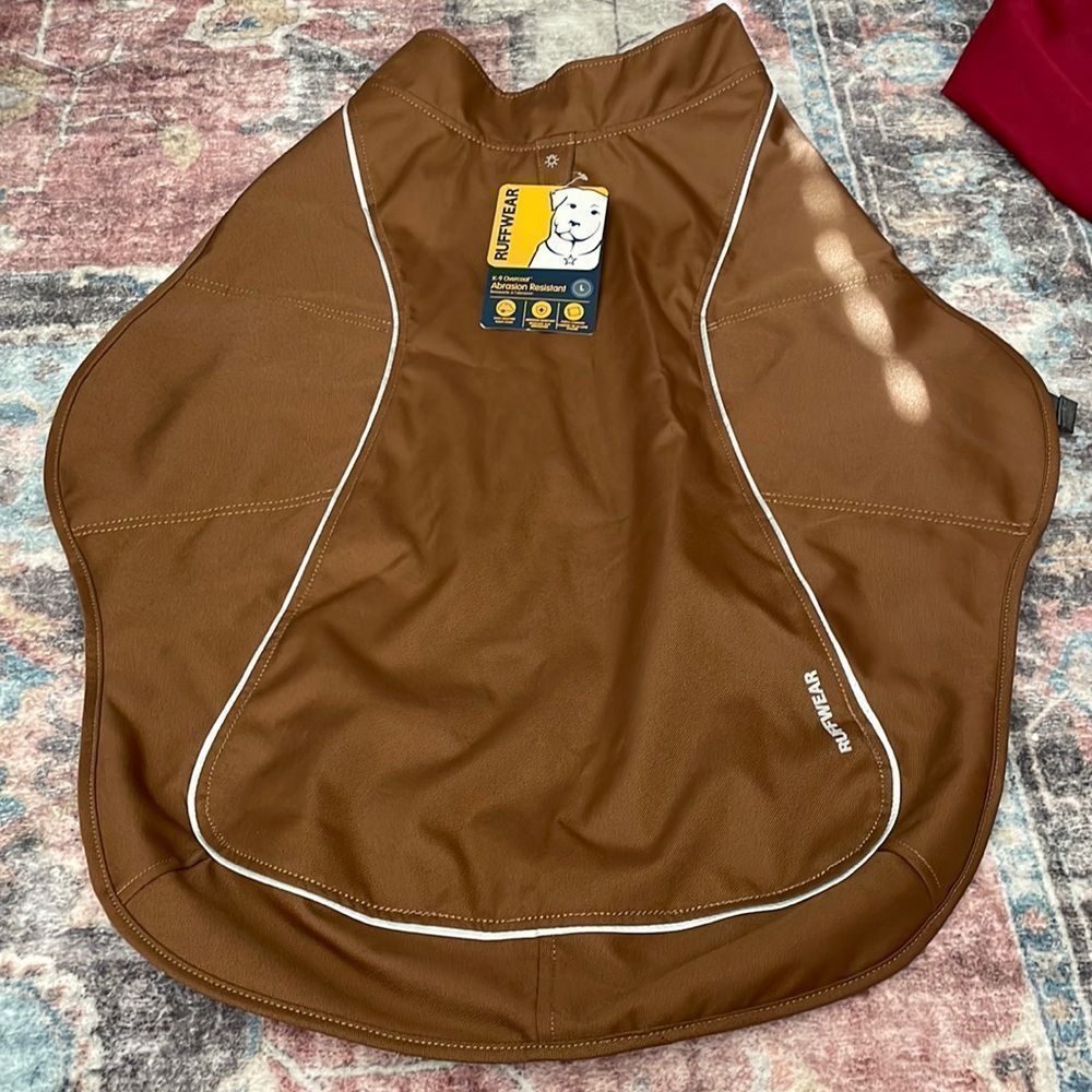Ruffwear k9 overcoat abrasion resistant trail head brown large